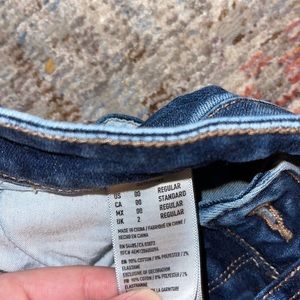 High Waisted Skinny Jeans, Holes on knees, double zero’s